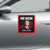 Donald Trump We Won 2024-2028 Vintage Sticker
