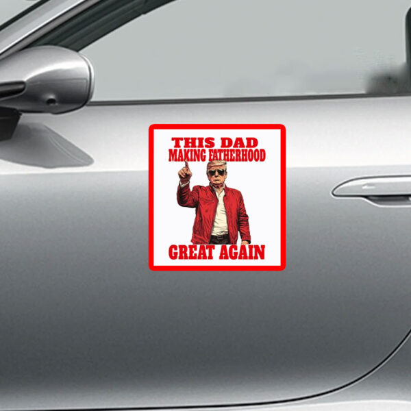 Funny Trump Merch For Fathers Day Sticker