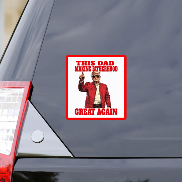 Funny Trump Merch For Fathers Day Sticker