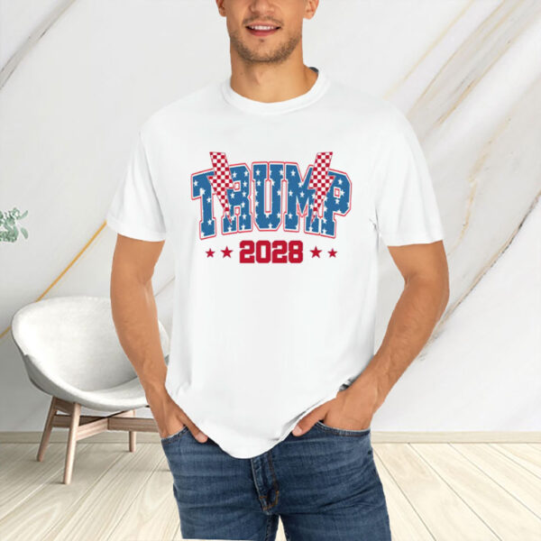 Retro Trump 2028 Shirt Re-Elect Donald Trump 2028 T Shirt