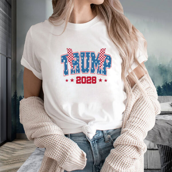 Retro Trump 2028 Shirt Re-Elect Donald Trump 2028 T Shirt