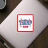 Retro Trump 2028 Sticker Re-Elect Donald Trump 2028 Sticker