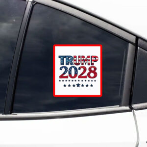 Trump 2028 Election Vintage Style Patriotic Sticker