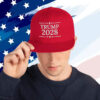 Trump 2028 Hat Embroidered Snapback Hat