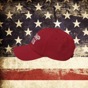 Trump 2028 Hat – Embroidered Red MAGA Cap
