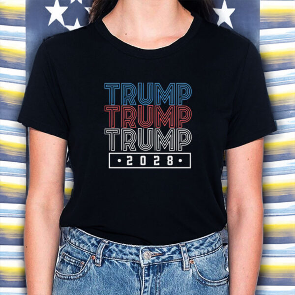 Trump 2028, Patriotic USA Election Shirt