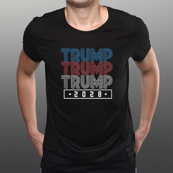 Trump 2028, Patriotic USA Election Shirt