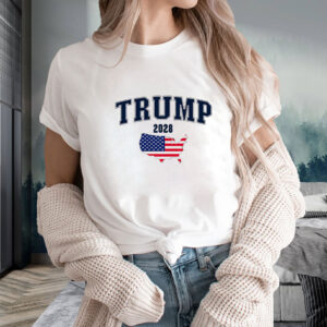Trump 2028 President Map Shirt