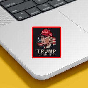 Trump 2028 Sticker – Let's Keep It Going Bold Patriotic Sticker