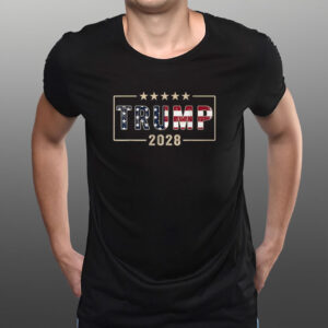 Trump 2028 Vote Donald Trump Flag 2028 T-Shirt