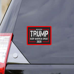Trump Keep America Great 2028, Patriotic Political Graphic Sticker