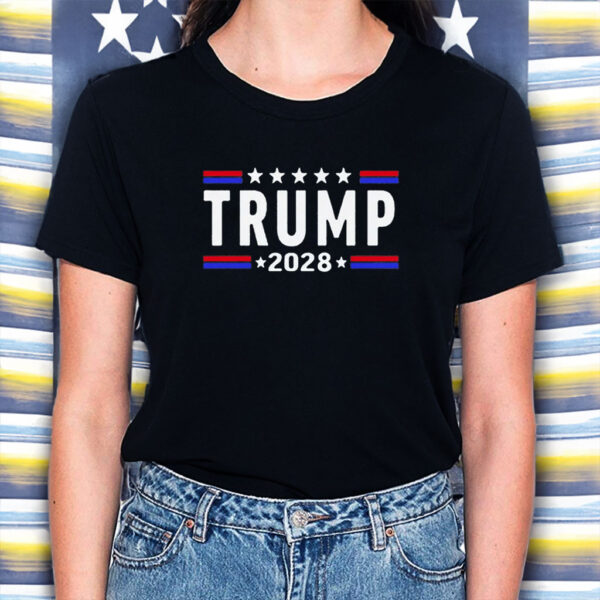 Trump for President 2028, Patriotic T-Shirt