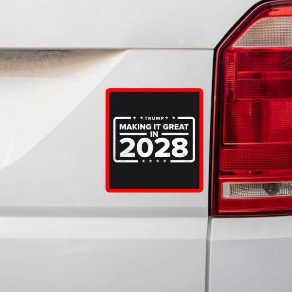 Trump making it great in 2028 Sticker