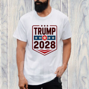Vintage Trump Patriotic Graphic Trump 2028 T-Shirt