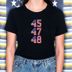 45 47 48 Trump USA Trump 2028 President America US Flag Shirt