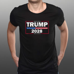 Donald Trump 2028 President American Flag Pro Trump Vintage T-Shirt