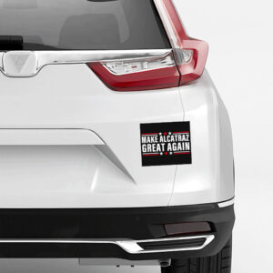 Funny SF Rock ALCATRAZ, Make Alcatraz Great Again Sticker