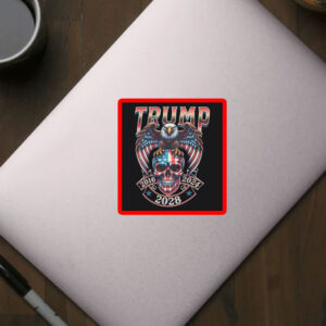 Funny Trump 2028 MAGA American Conservative Sticker