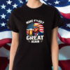 Make 4th Of July Great Again Trump Beer Drinking T-shirt