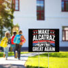 Make Alcatraz Great Again Sign, Funny Sf Rock ALCATRAZ Yard Sign