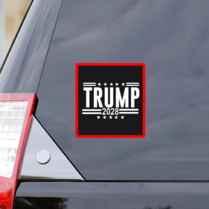President Trump 2028 Sticker, Patriotic USA Election Sticker