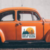 Sunset Golden Gate Bridge, Make Alcatraz Great Again Sticker