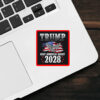 Trump 2028 Keep America Great American Flag Trump 2028 Stickers