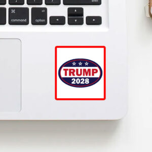 Trump 2028 Patriotic MAGA Conservative Supporter Sticker