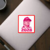 Trump 2028 pink Sticker