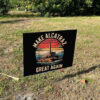 Vintage Lockup Lover, Make Alcatraz Great Again Yard Sign