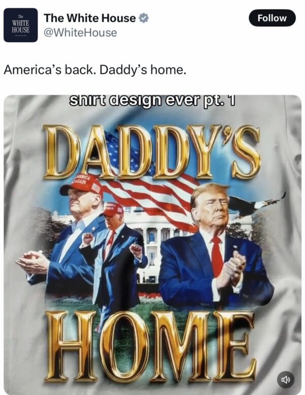 The White House Trump Daddy's Home T-Shirt
