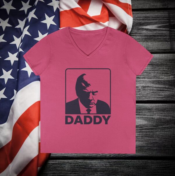Trump Daddy Ladies' V-Neck T-Shirt