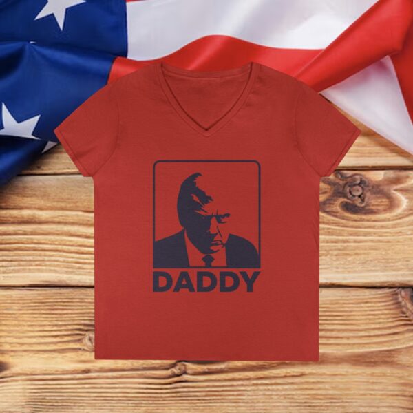 Trump Daddy Ladies' V-Neck T-Shirt