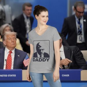 Trump Daddy Ladies' V-Neck T-Shirt